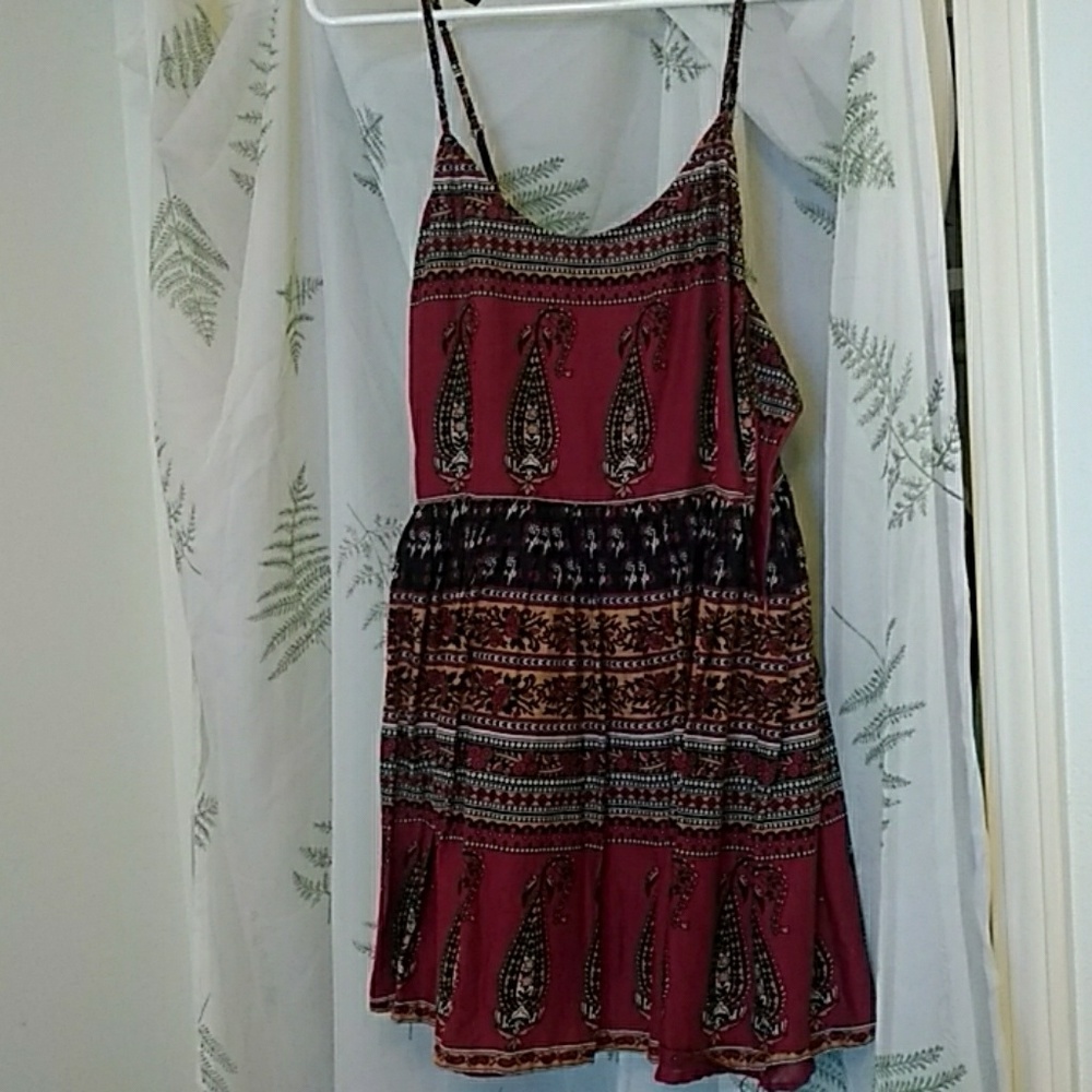 Boho styke short dress